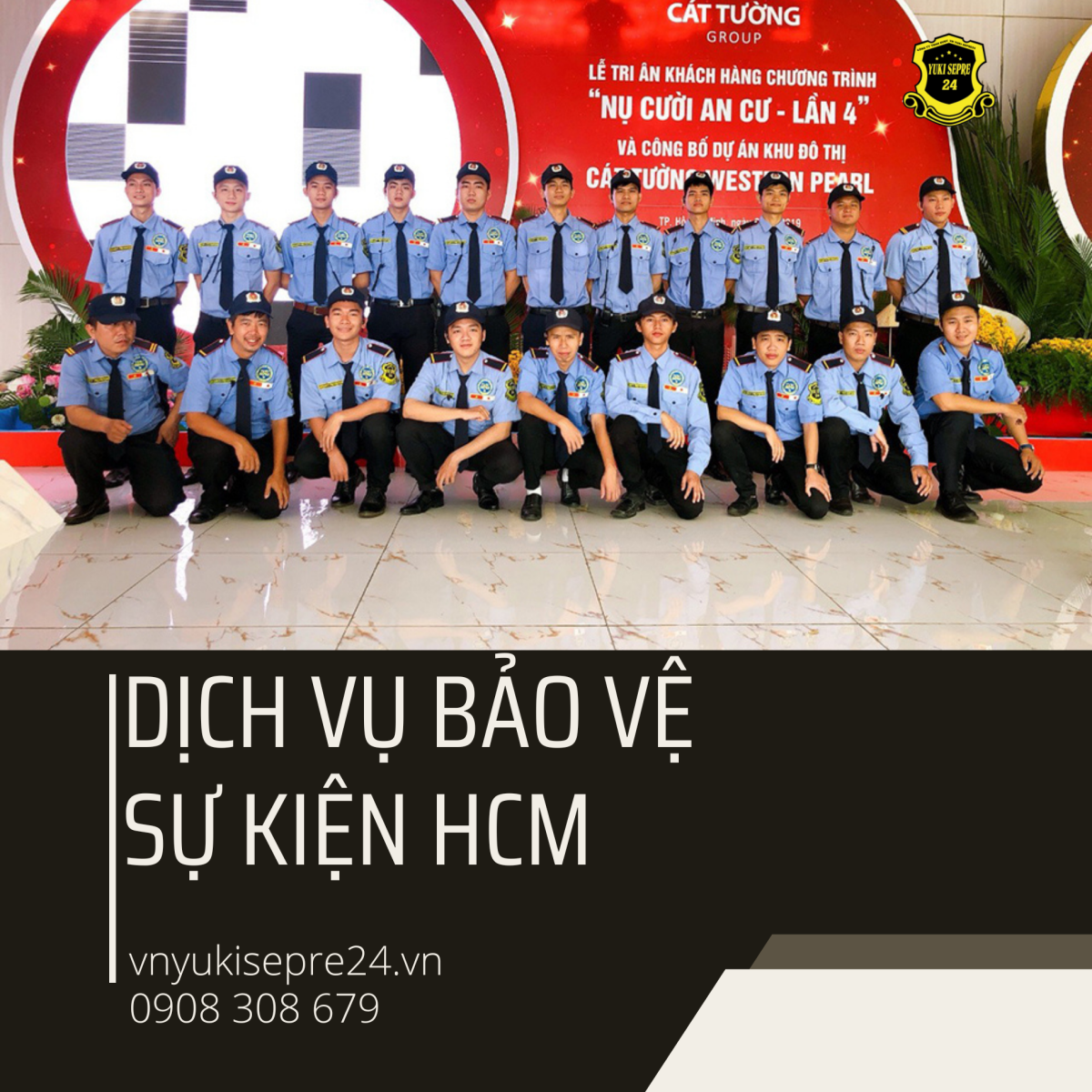 dịch vụ bảo vệ sự kiện HCM 