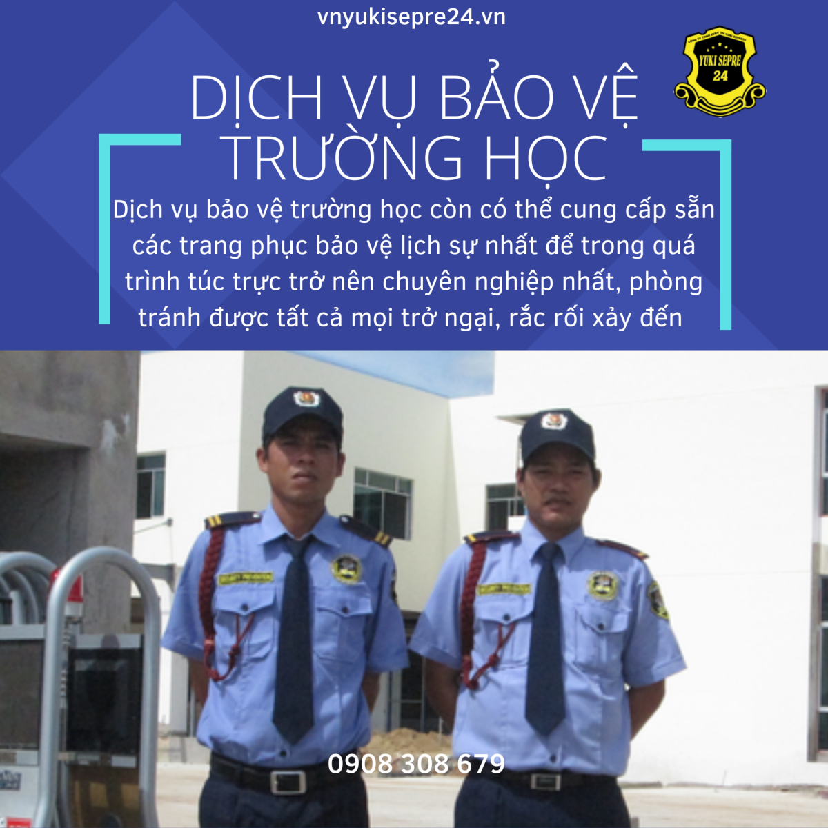 dịch vụ bảo vệ trường học