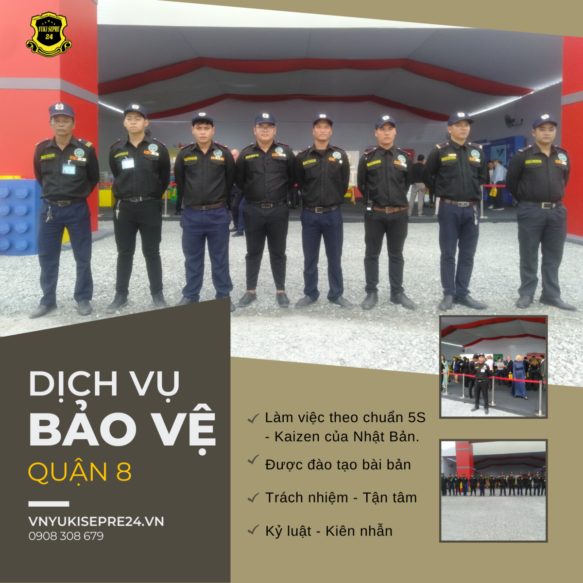 dịch vụ bảo vệ Quận 8